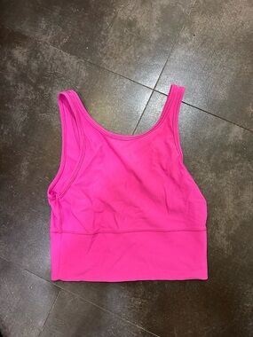 lululemon athletica Pink Ribbed Tank Top